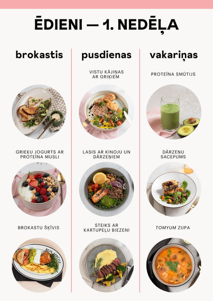 6 nedēļu uztura projekts